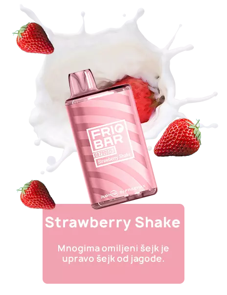 friobar 7000 puffs strawberry shake
