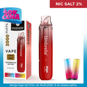 VAPE TWIST 2in1 2000 PUFFS Watermelon Edition 2%