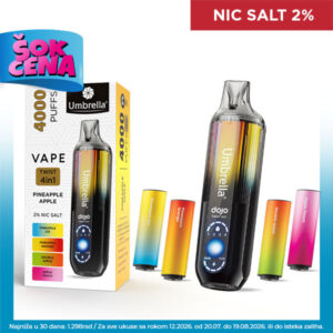 vape-mania-akcija-jul-avgust-twist4in1-pineapple-apple VAPE TWIST 4in1 4000 PUFFS Pineapple Apple 2%