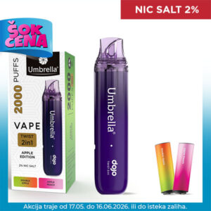 vape-mania-nova-akcija-twist-2in1-apple VAPE TWIST 2in1 2000 PUFFS Apple Edition 2%