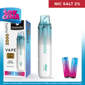 VAPE TWIST 2in1 2000 PUFFS Blue Edition 2%