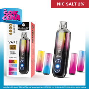 VAPE TWIST 4in1 4000 PUFFS Peach Cherry 2%