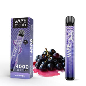 VAPE MANIA 4000 PUFFS Set Crna ribizla 20mg