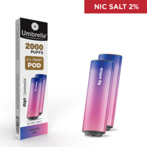 Umbrella TWIST POD 2 kom - GRAPE BG 20mg