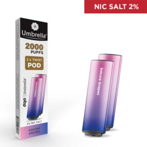 Umbrella TWIST POD 2 kom - SAKURA GRAPES 20mg