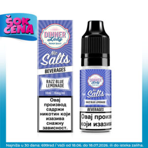Dinner Lady Salts Razz Blue Lemonade 10ml