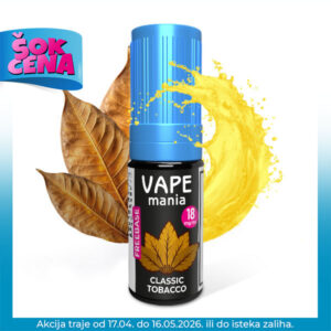 Vape Mania Freebase Classic Tobacco 10ml