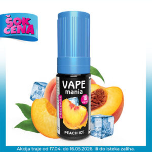 Vape Mania Freebase Peach Ice 10ml