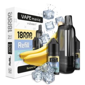 VAPE MANIA 18000 PUFFS Refill - Banana Ice 20mg