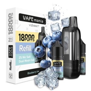 VAPE MANIA 18000 PUFFS Refill - Blueberry Ice 20mg