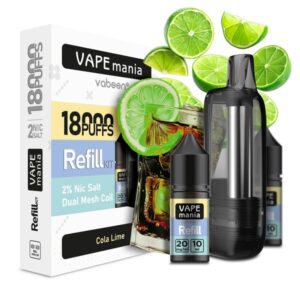 VAPE MANIA 18000 PUFFS Refill - Cola Lime 20mg