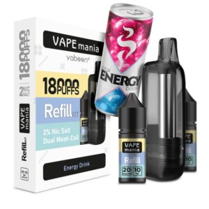 VAPE MANIA 18000 PUFFS Refill - Energy Drink 20mg