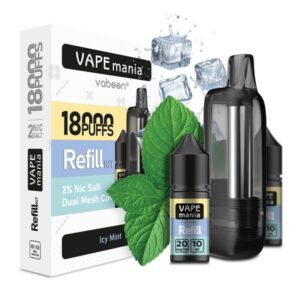 VAPE MANIA 18000 PUFFS Refill - Icy Mint 20mg