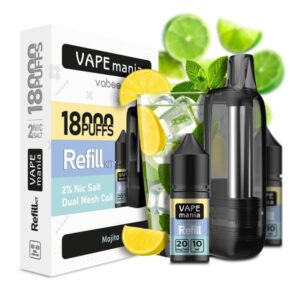 VAPE MANIA 18000 PUFFS Refill - Mojito 20mg