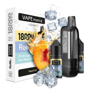 VAPE MANIA 18000 PUFFS Refill - Peach Ice 20mg